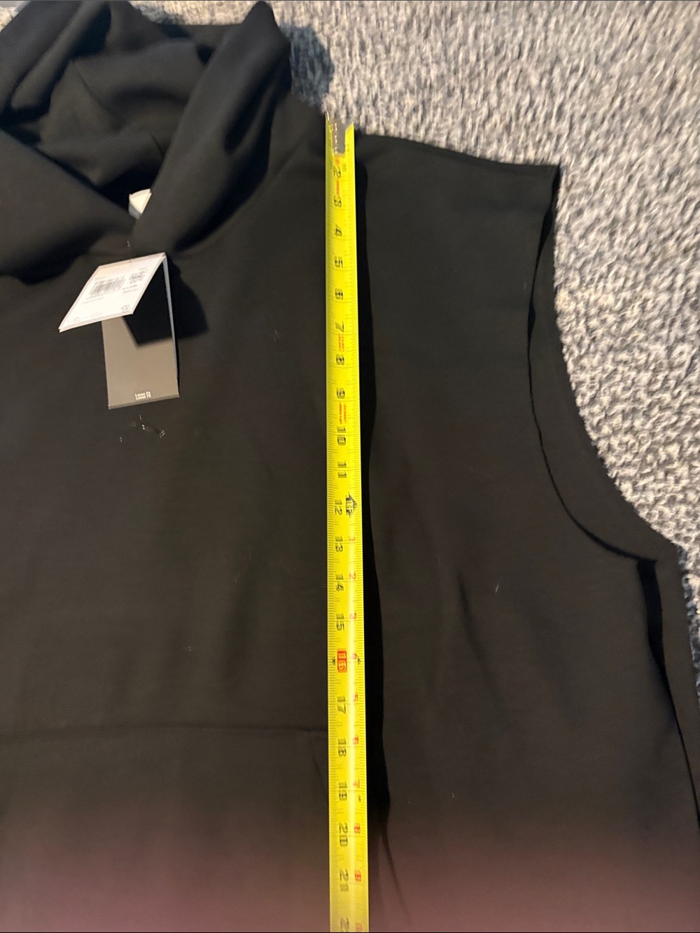 Nike Jordan Size XXL Black Sleeveless Hoodie NWT! - Picture 7 of 12